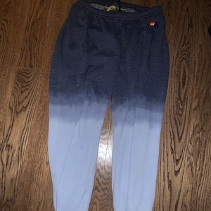 BLUE OMBRÉ AVIATOR NATION SWEATPANTS